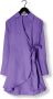 Colourful Rebel overslagjurk Hette Uni Wrap Mini Dress met ceintuur paars - Thumbnail 5