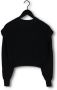 COLOURFUL REBEL Dames Truien & Vesten Toby Sleeve Detail Knitwear Sweater Zwart - Thumbnail 2