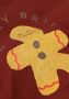 DAILY BRAT Jongens Truien & Vesten Sweet Gingerman Sweater Fired Brick Rood - Thumbnail 2