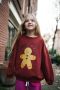 DAILY BRAT Jongens Truien & Vesten Sweet Gingerman Sweater Fired Brick Rood - Thumbnail 3