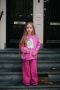 DAILY BRAT Meisjes Broeken Mia Corduroy Pants Orela Purple Roze - Thumbnail 3