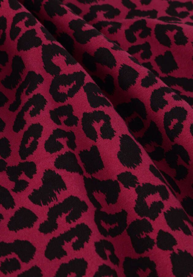 DAILY BRAT Meisjes Truien & Vesten Leopard Ruffle Sweater Orela Purple Roze