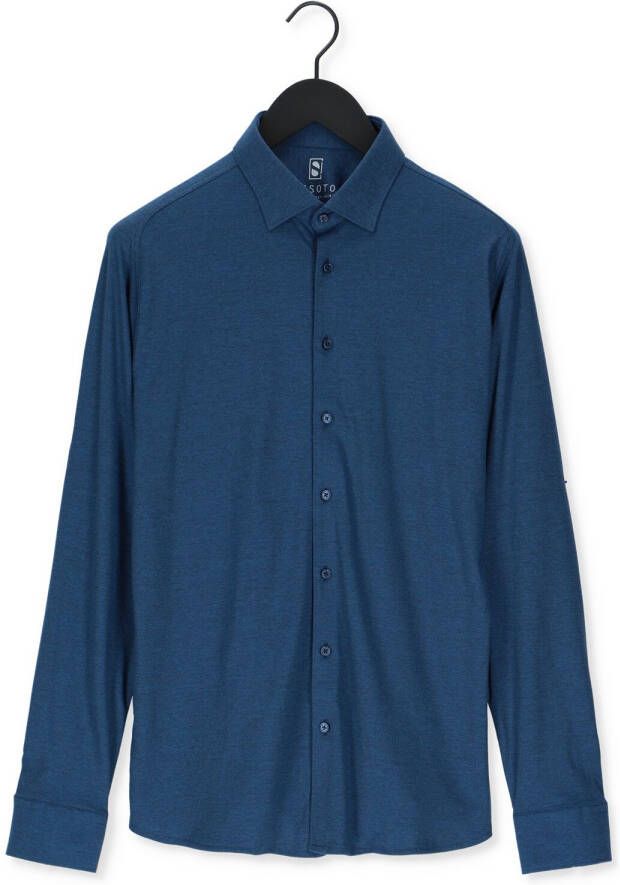 DESOTO Heren Overhemden Kent 1 1 Blauw