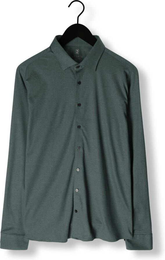 DESOTO Heren Overhemden Casual Kent 1 1 Groen