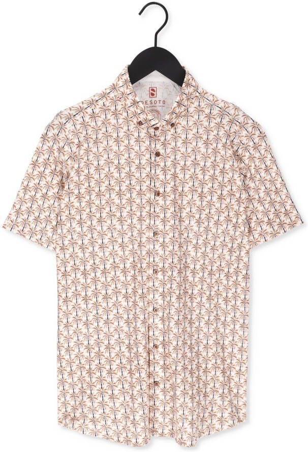 Desoto Oranje Casual Overhemd Modern Bd