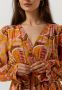 Devotion Maxi Jurk Oranje Multicolor Dames - Thumbnail 2