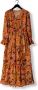 Devotion Maxi Jurk Oranje Multicolor Dames - Thumbnail 3