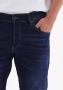 Diesel pantalon D-Yennox blauw effen katoen - Thumbnail 5