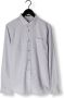 DSTREZZED Heren Overhemden Shirt Linen Melange Blauw - Thumbnail 4