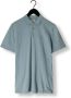DSTREZZED Heren Polo's & T-shirts Polo S s Cotton Knit Blauw - Thumbnail 4