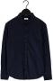 DSTREZZED Heren Overhemden Button Down Shirt Babycord Donkerblauw - Thumbnail 3