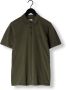 Dstrezzed Heren Polo's & T-shirts Polo S s Cotton Knit Green Heren - Thumbnail 3
