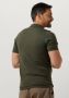 Dstrezzed Heren Polo's & T-shirts Polo S s Cotton Knit Green Heren - Thumbnail 4