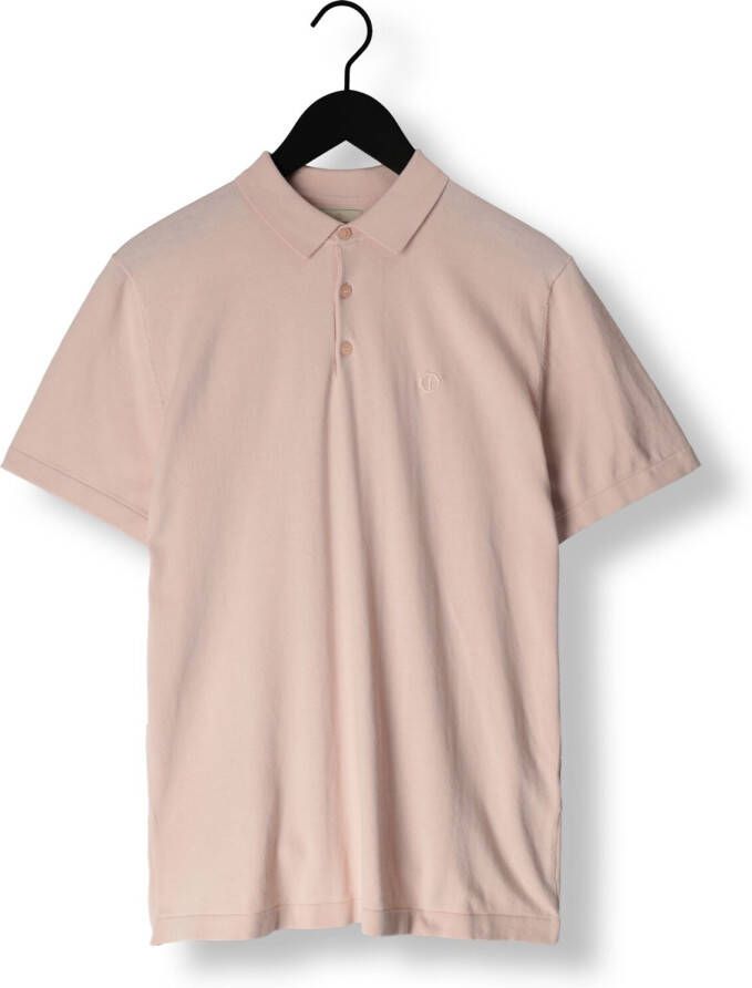 DSTREZZED Heren Polo's & T-shirts Polo S s Cotton Knit Lichtroze