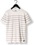 Dstrezzed Witte T-shirt Crew S s Cotton Structure Stripe - Thumbnail 5