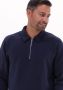 EDWIN Heren Polo's & T-shirts Zipped Polo Heavy Felpa Donkerblauw - Thumbnail 4