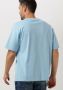 EDWIN Heren Polo's & T-shirts Sunset On Mt Fuji Ts Single Jersey Lichtblauw - Thumbnail 4
