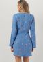 ENVII Dames Jurken Enlime Ls Vn Dress Blauw - Thumbnail 3