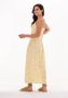 ENVII Dames Jurken Ensapphire Sl Dress Aop 6696 Geel - Thumbnail 3