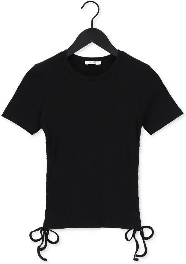 ENVII Dames Tops & T-shirts Enally String Tee 5314 Zwart