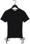 ENVII Dames Tops & T-shirts Enally String Tee 5314 Zwart - Thumbnail 2