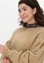 EST'SEVEN Dames Truien & Vesten Est'vetements Knitted Sweater Beige - Thumbnail 4