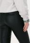 EST'SEVEN Dames Broeken Est'chino Stretch Leather Zwart - Thumbnail 4