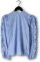 Fabienne Chapot Blauwe top met lange ballonmouwen Blue Dames - Thumbnail 4