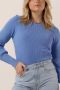 Fabienne Chapot Blauwe Pullover met Ballonmouwen Blue Dames - Thumbnail 5