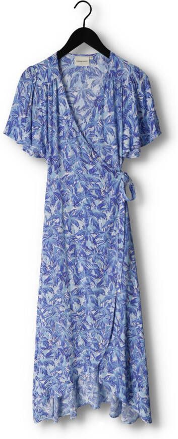Fabienne Chapot Blauwe Midi Jurk Archana Butterfly Dress 79