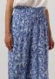 Fabienne Chapot high waist wide leg broek Palapa met all over print blauw - Thumbnail 4