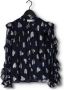 Fabienne Chapot blouse Josie Indie met hartjes en volant zwart zilver - Thumbnail 3