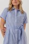 Fabienne Chapot blousejurk Boyfriend Dress met bladprint blauw - Thumbnail 3