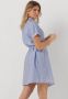 Fabienne Chapot blousejurk Boyfriend Dress met bladprint blauw - Thumbnail 5