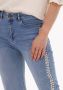 Fabienne Chapot Eva extra flare jeans blue embroidery Blauw Dames - Thumbnail 6