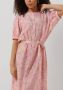 Fabienne Chapot gebloemde maxi blousejurk Girlfriend Maxi Dress roze beige - Thumbnail 3