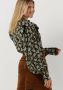 Fabienne Chapot blouse Philo met all over print zwart - Thumbnail 4