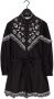 Fabienne Chapot blousejurk Daila met borduursels zwart - Thumbnail 3