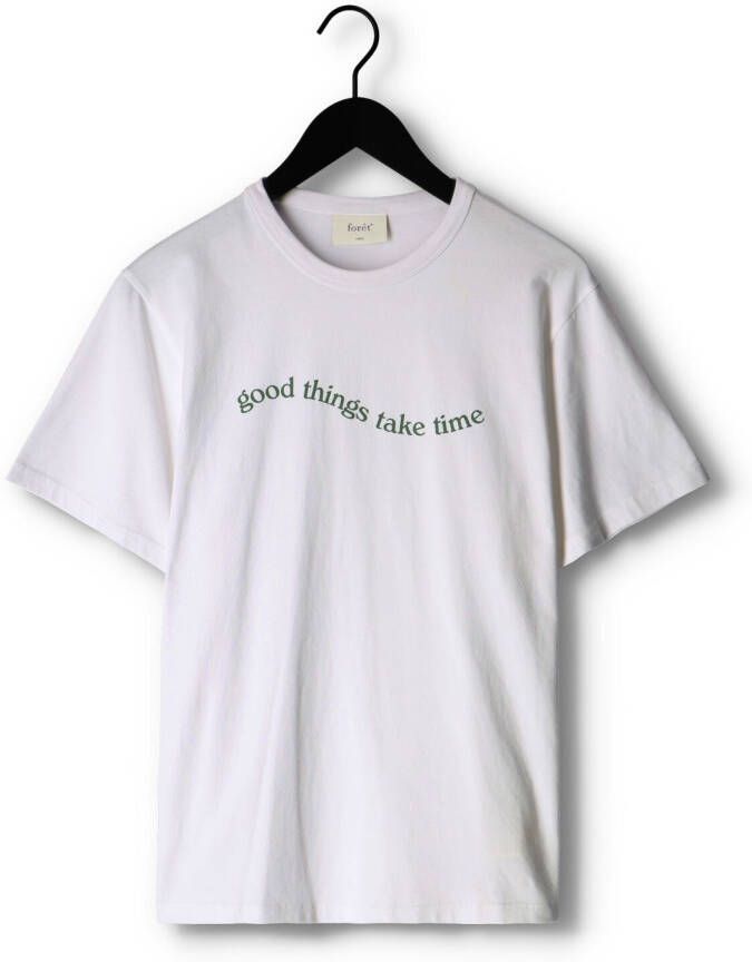 FORÉT Forét Heren Polo's & T-shirts Pacific T-shirt Wit