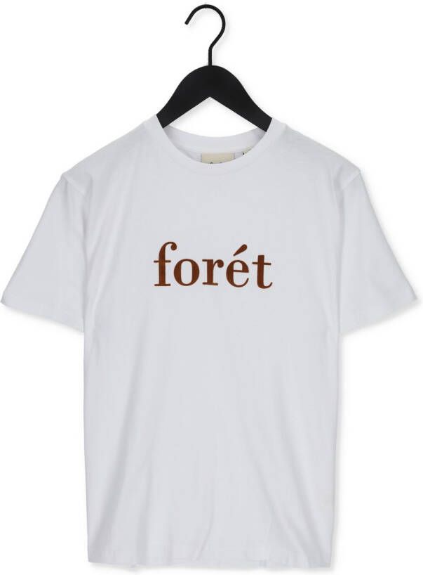 FORÉT Forét Heren Polo's & T-shirts Resin T-shirt Wit