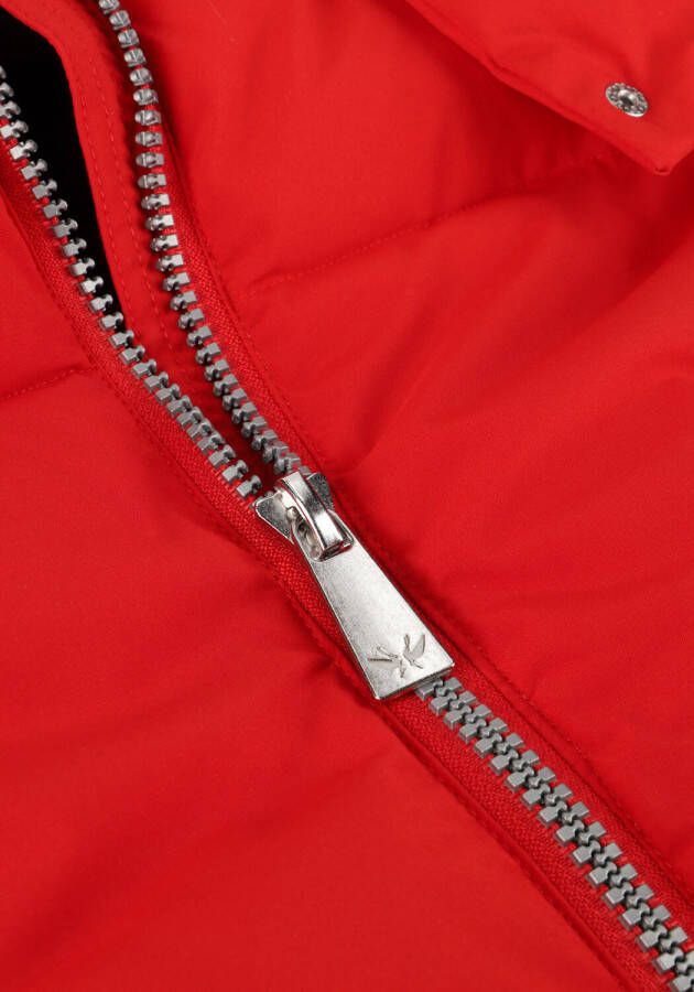 Frankie & Liberty Rode Gewatteerde Jas Kylie Cropped Puffer Jacket