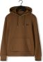 Fred Perry Camel Sweater Tipped Hooded Sweatshirt - Thumbnail 4