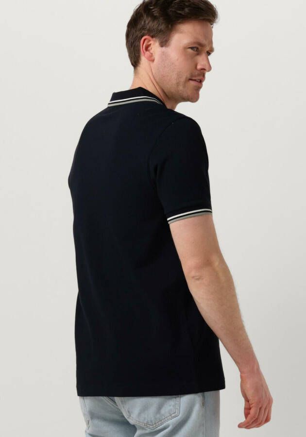 Fred Perry Donkerblauwe Polo Twin Tipped Shirt
