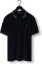 FRED PERRY Heren Polo's & T-shirts Twin Tipped Shirt Donkerblauw - Thumbnail 5