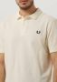 FRED PERRY Heren Polo's & T-shirts Plain Shirt Ecru - Thumbnail 3