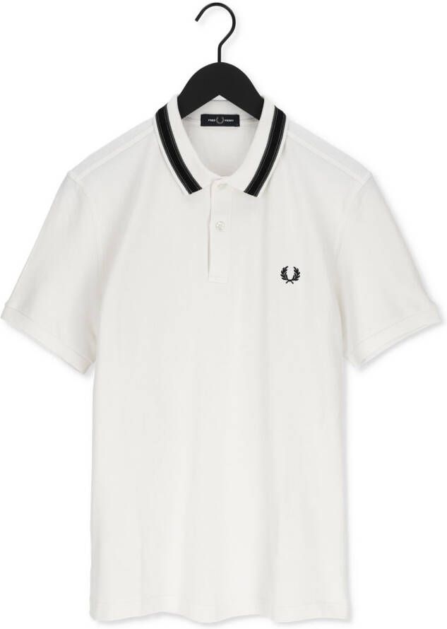 Fred Perry Gebroken Wit Polo Medal Stripe Polo Shirt