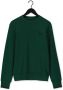 Fred Perry Katoenen Crewneck Sweatshirt met Krullende Reverse Green Heren - Thumbnail 3