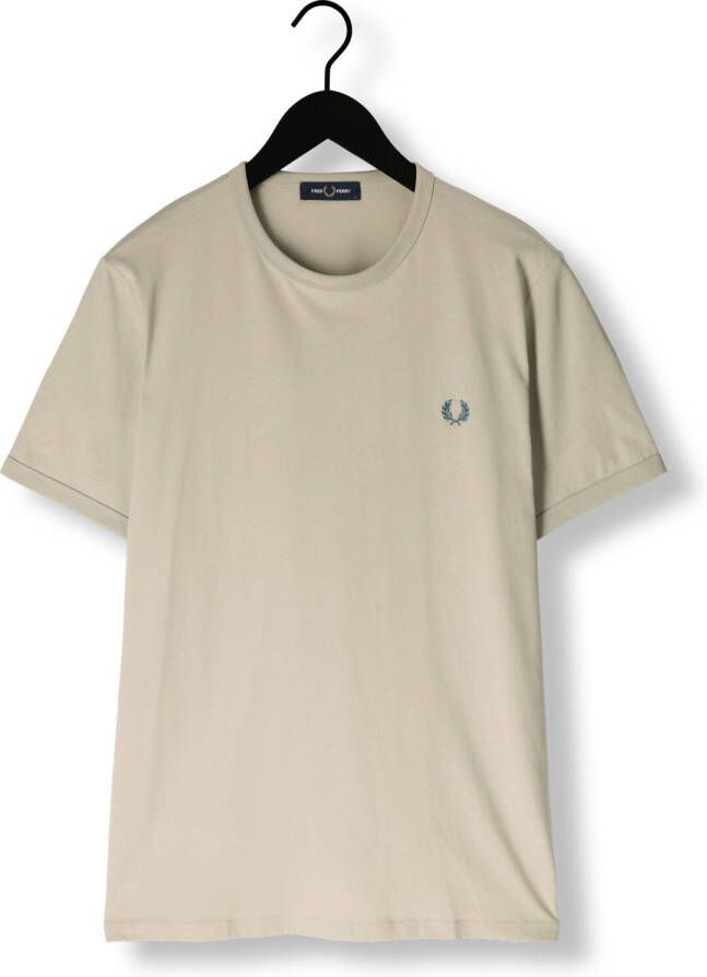 FRED PERRY Heren Polo's & T-shirts Ringer T-shirt Groen
