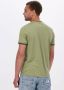 Fred Perry T-shirt TWIN TIPPED met contrastbies sage green - Thumbnail 5