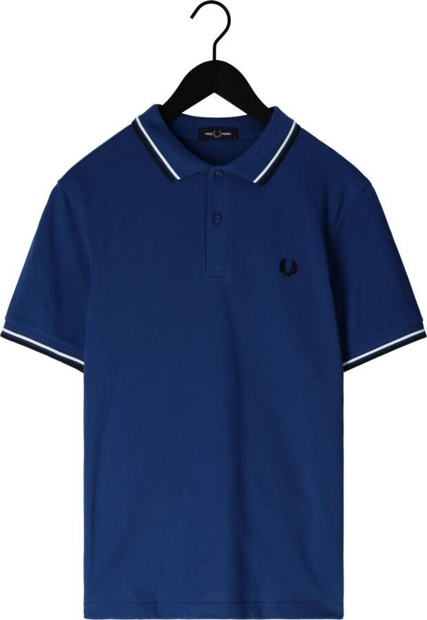 Fred Perry Kobalt Polo Twin Tipped Shirt